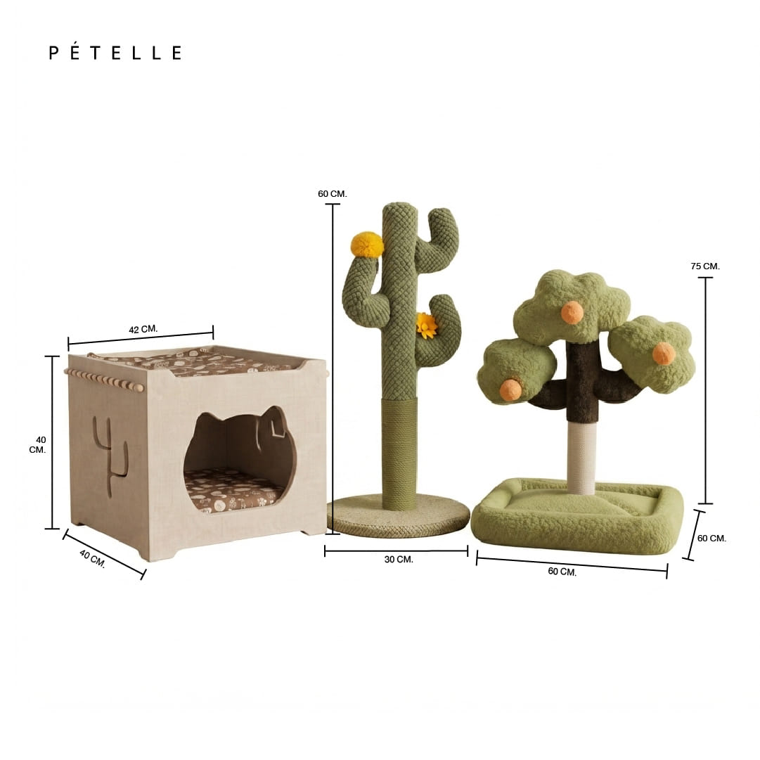 ชุดเฟอร์นิเจอร์แมว 3 ชิ้น PATELLE COZY CORNER_0